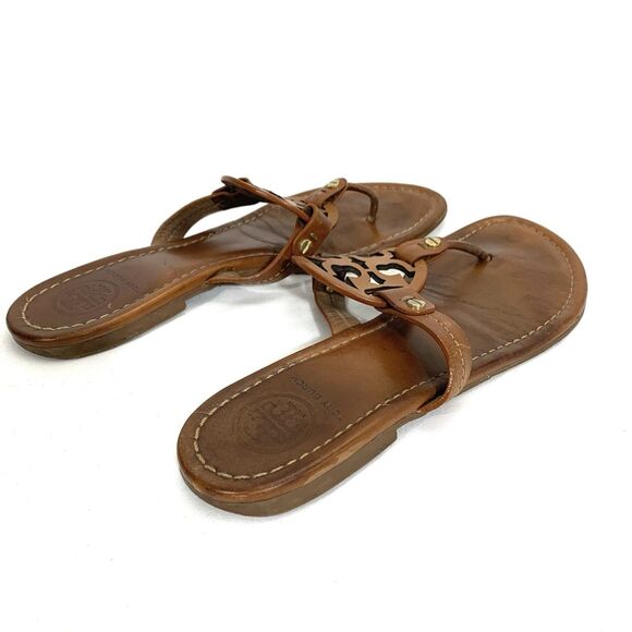 Tory Burch Size 8 Miller Thong Sandals Tropical Classic Designer 2-Pack - Picture 6 of 14